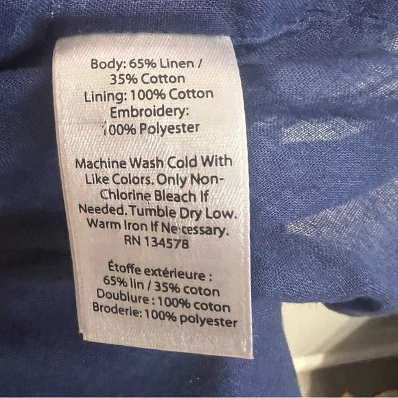 Vineyard Vines Lace up Tunic Dress size 16 - Picture 5 of 9